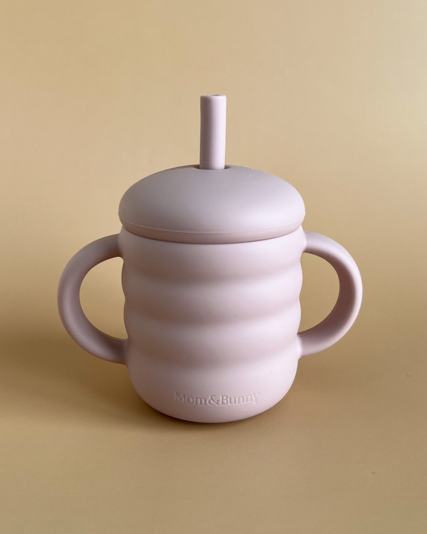 SILICONE TRAINING CUP WITH STRAW