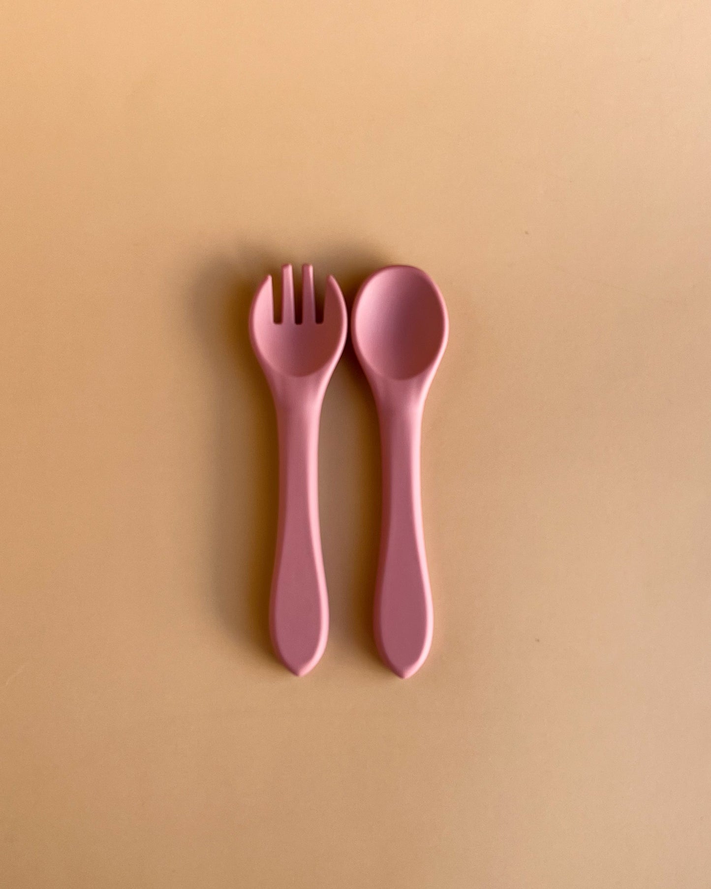 SILICONE SPOON & FORK SET