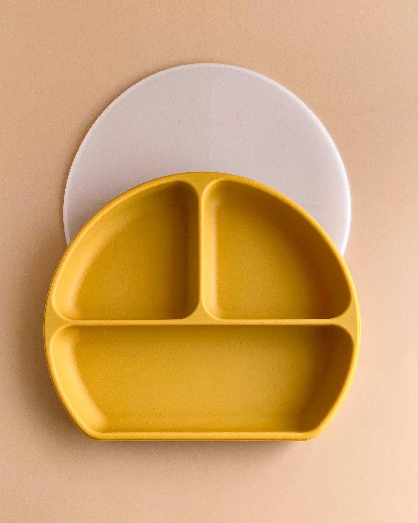 SILICONE DIVIDED PLATE+LID