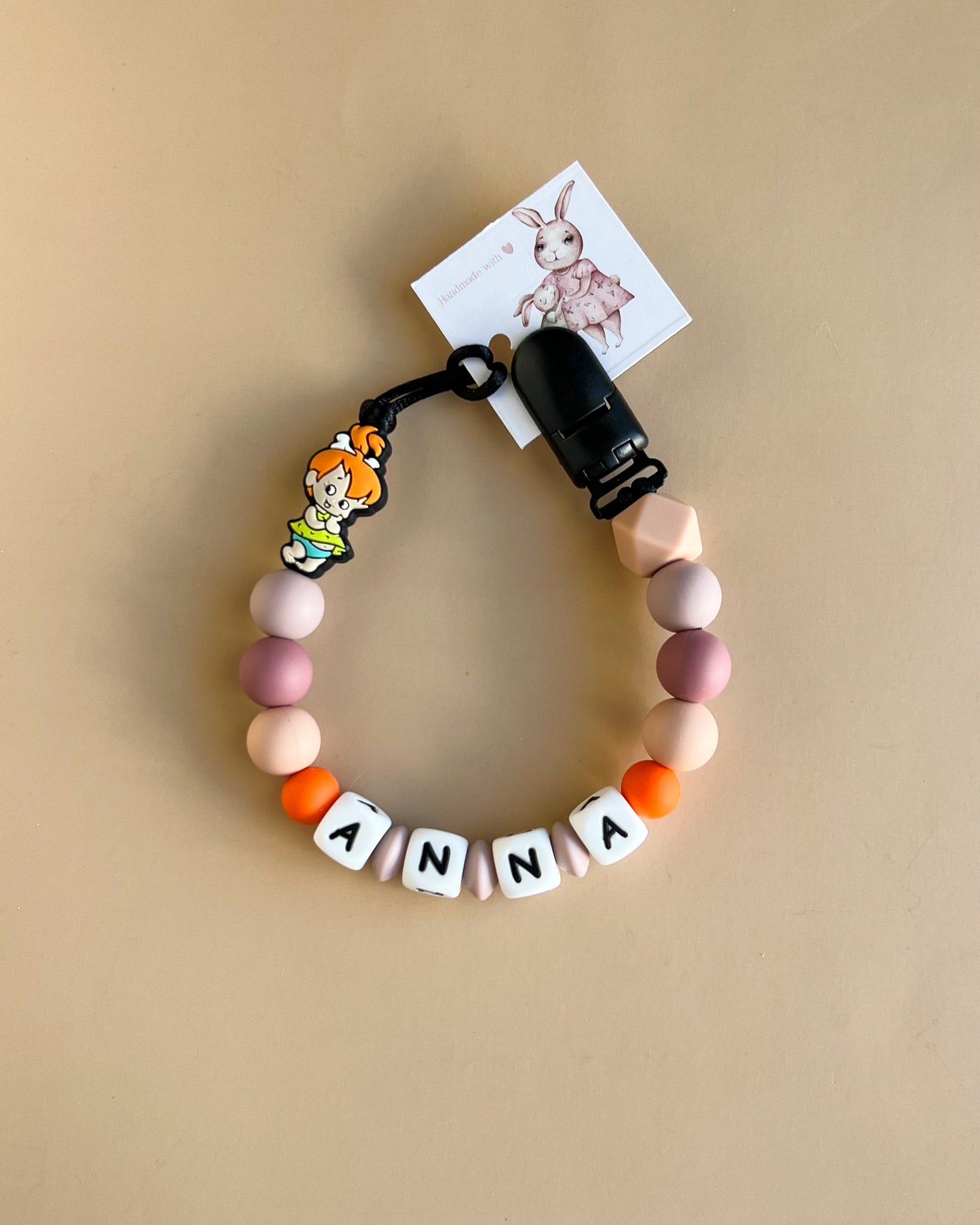 CUSTOMIZED PACIFIER CLIP | FLINTSTONES