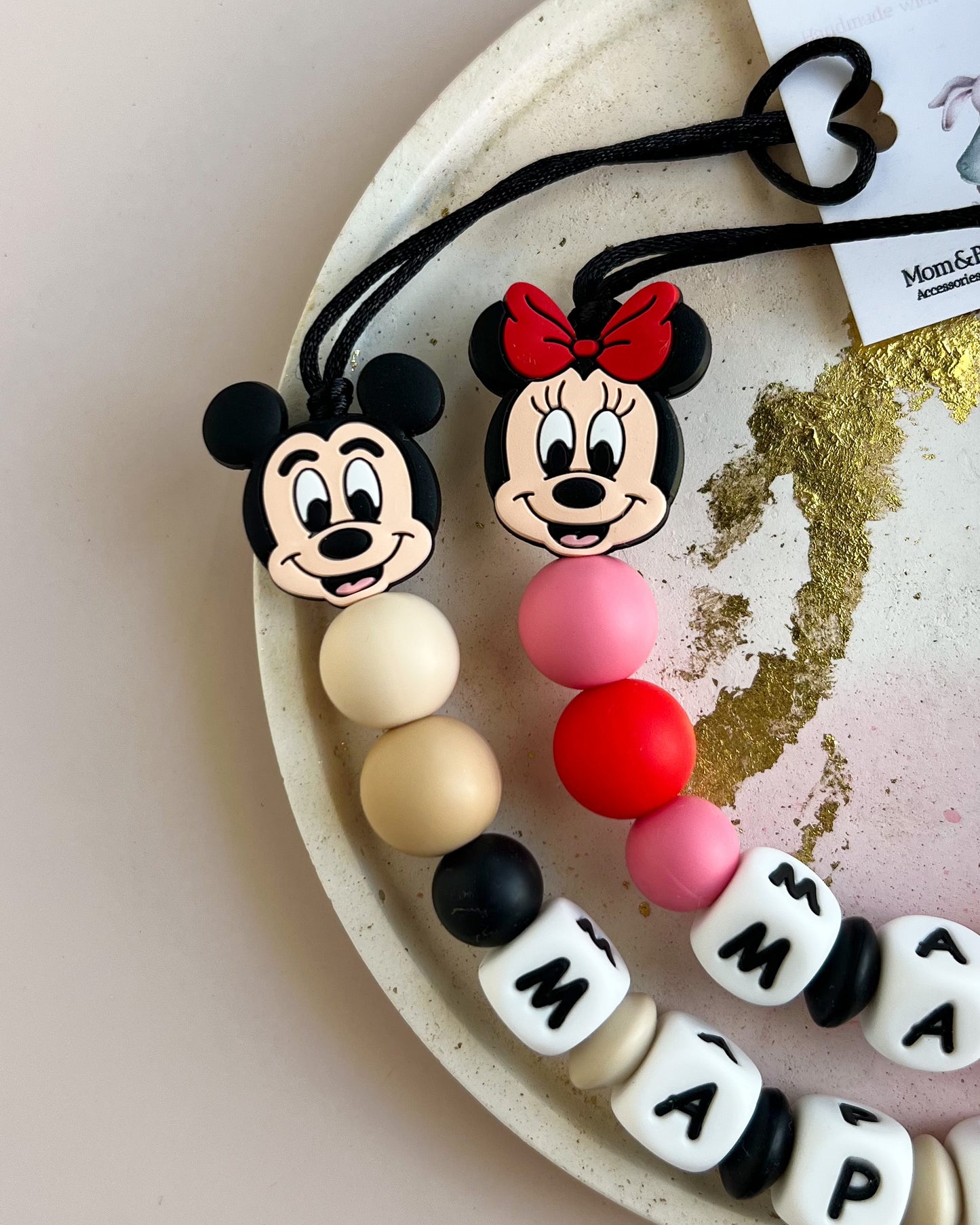 CUSTOMIZED PACIFIER CLIP | MIKEY&MINNIE