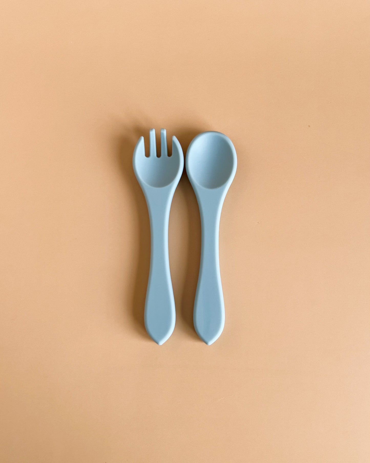 SILICONE SPOON & FORK SET