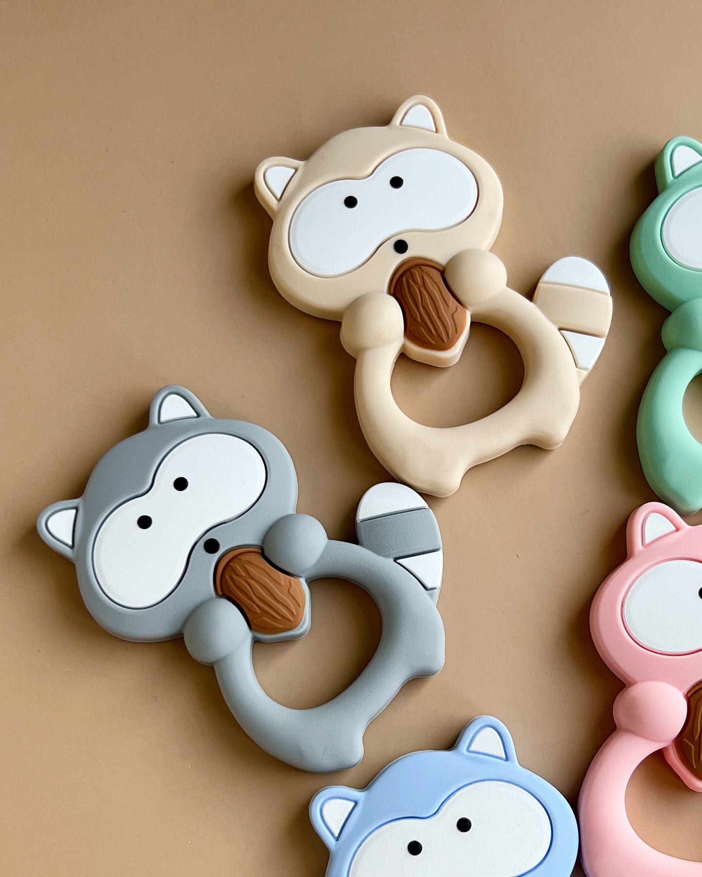 SILICONE TEETHER | RACCOON