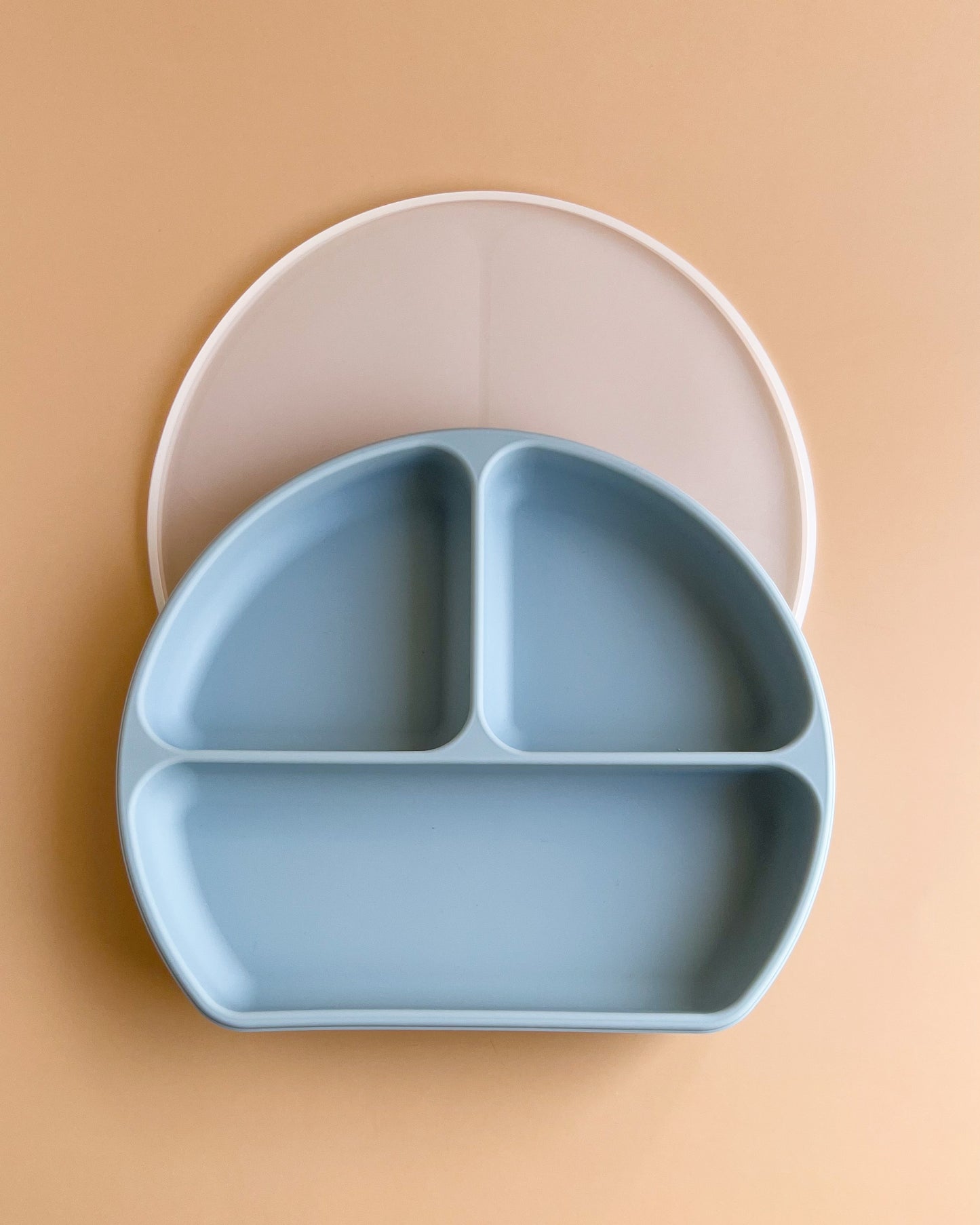 SILICONE DIVIDED PLATE+LID