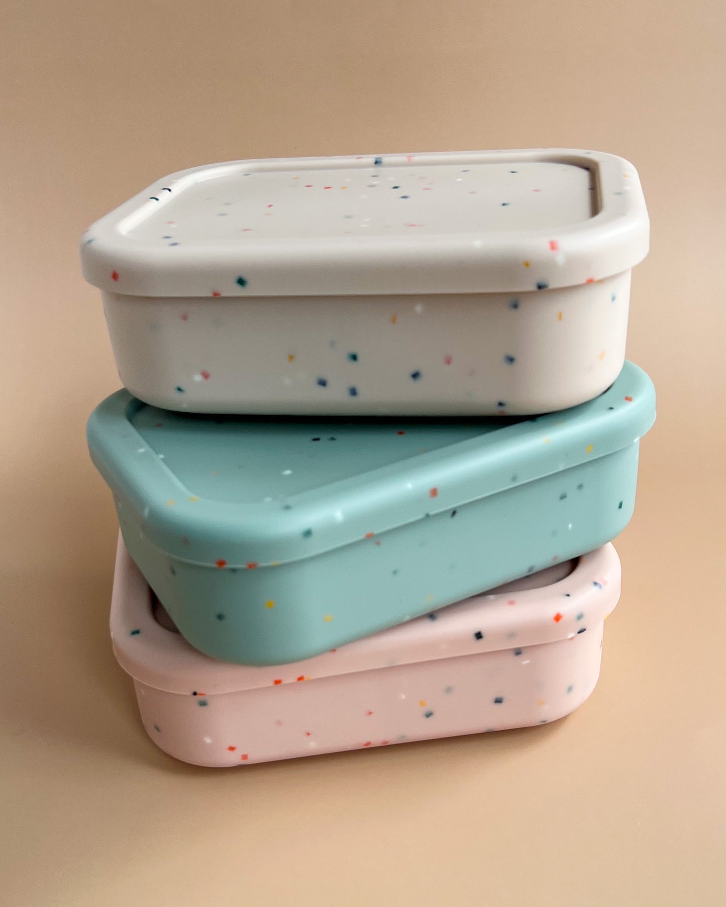 SILICONE BENTO LUNCH BOX | CONFETTI