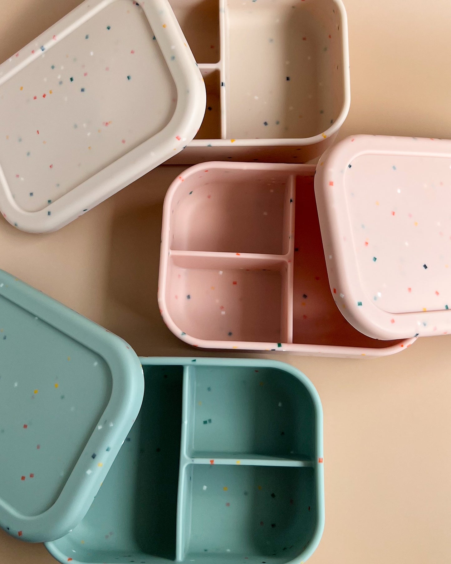 SILICONE BENTO LUNCH BOX | CONFETTI