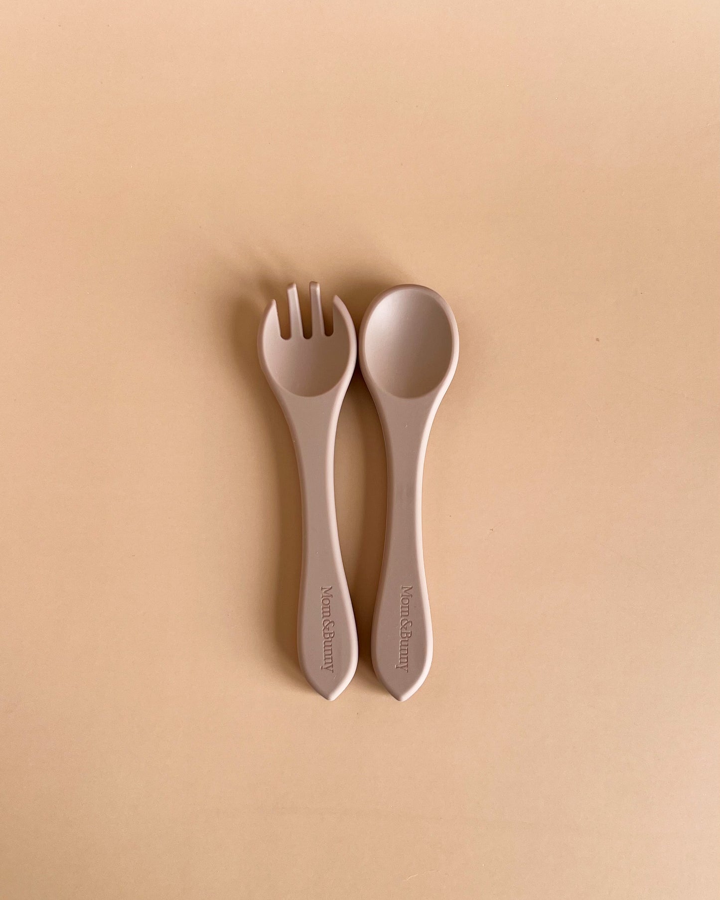 SILICONE SPOON & FORK SET