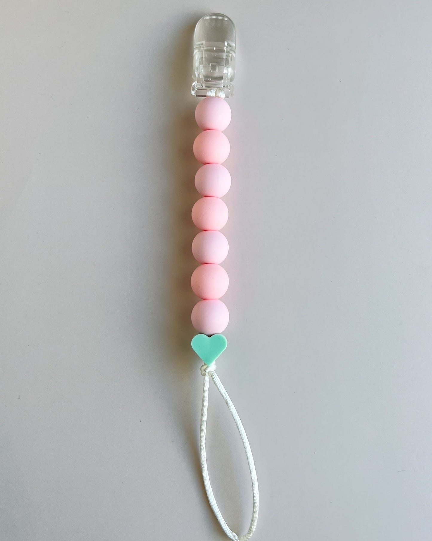 Heart Pacifier Clip