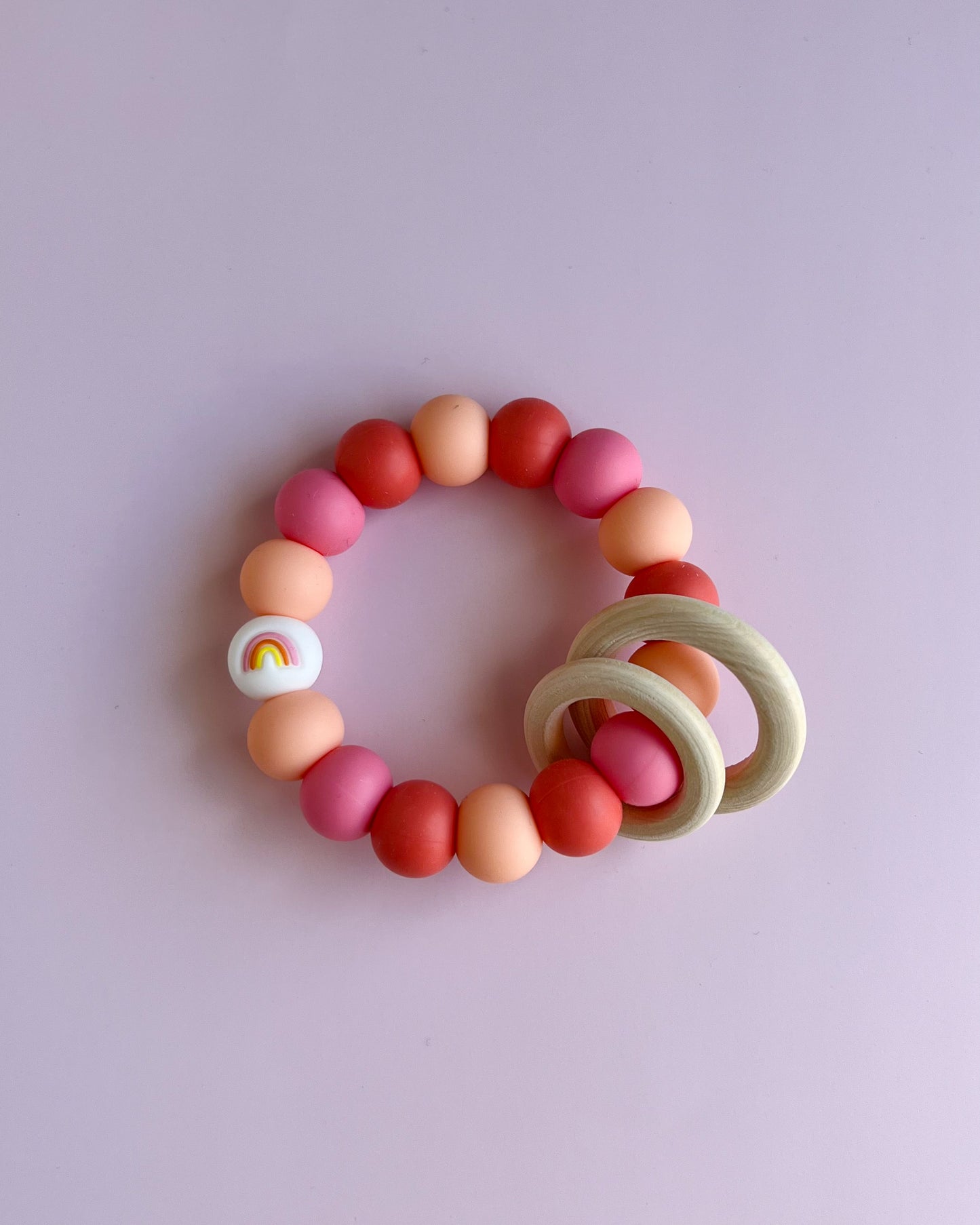 Wooden Teether | Rainbow