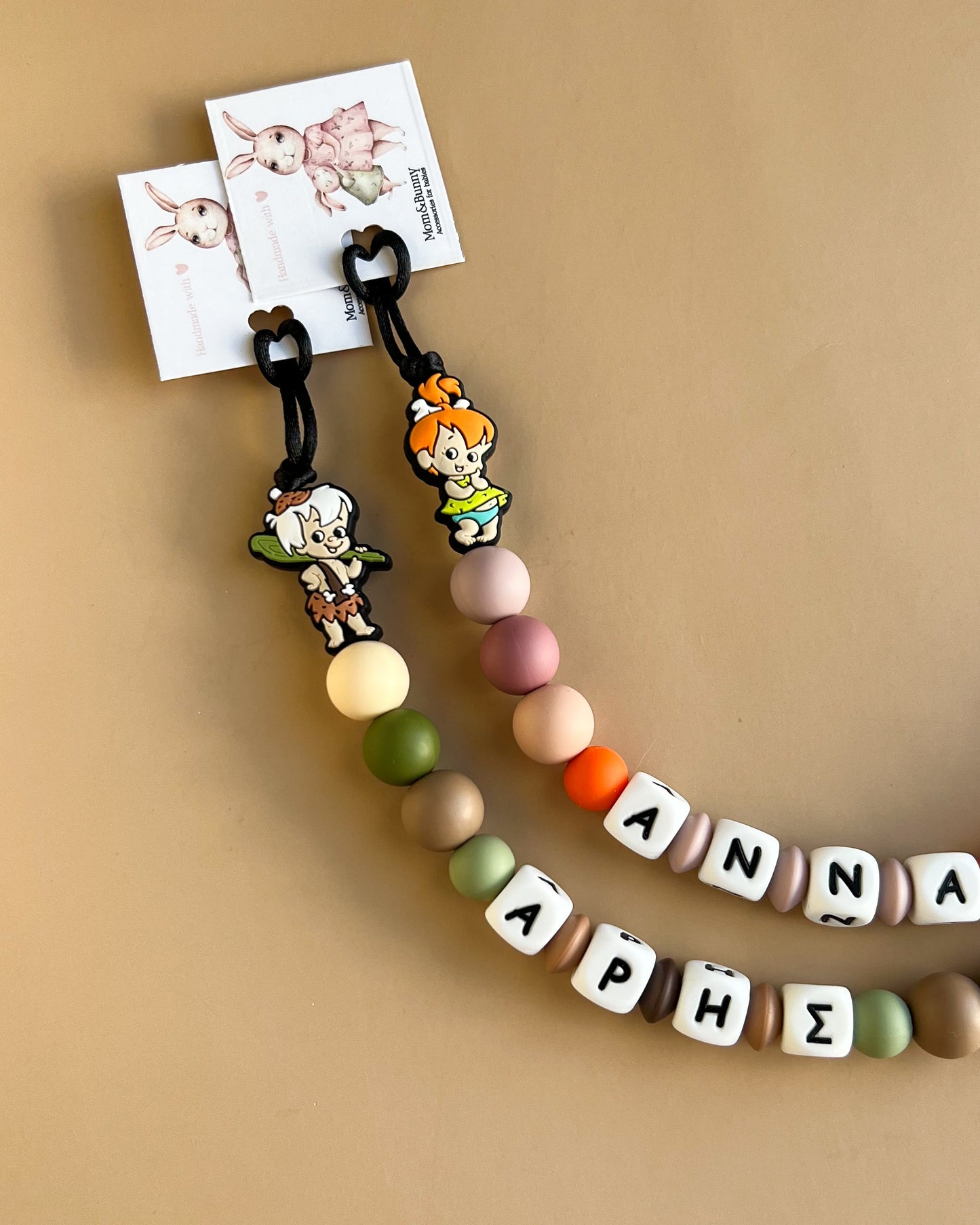 CUSTOMIZED PACIFIER CLIP | FLINTSTONES