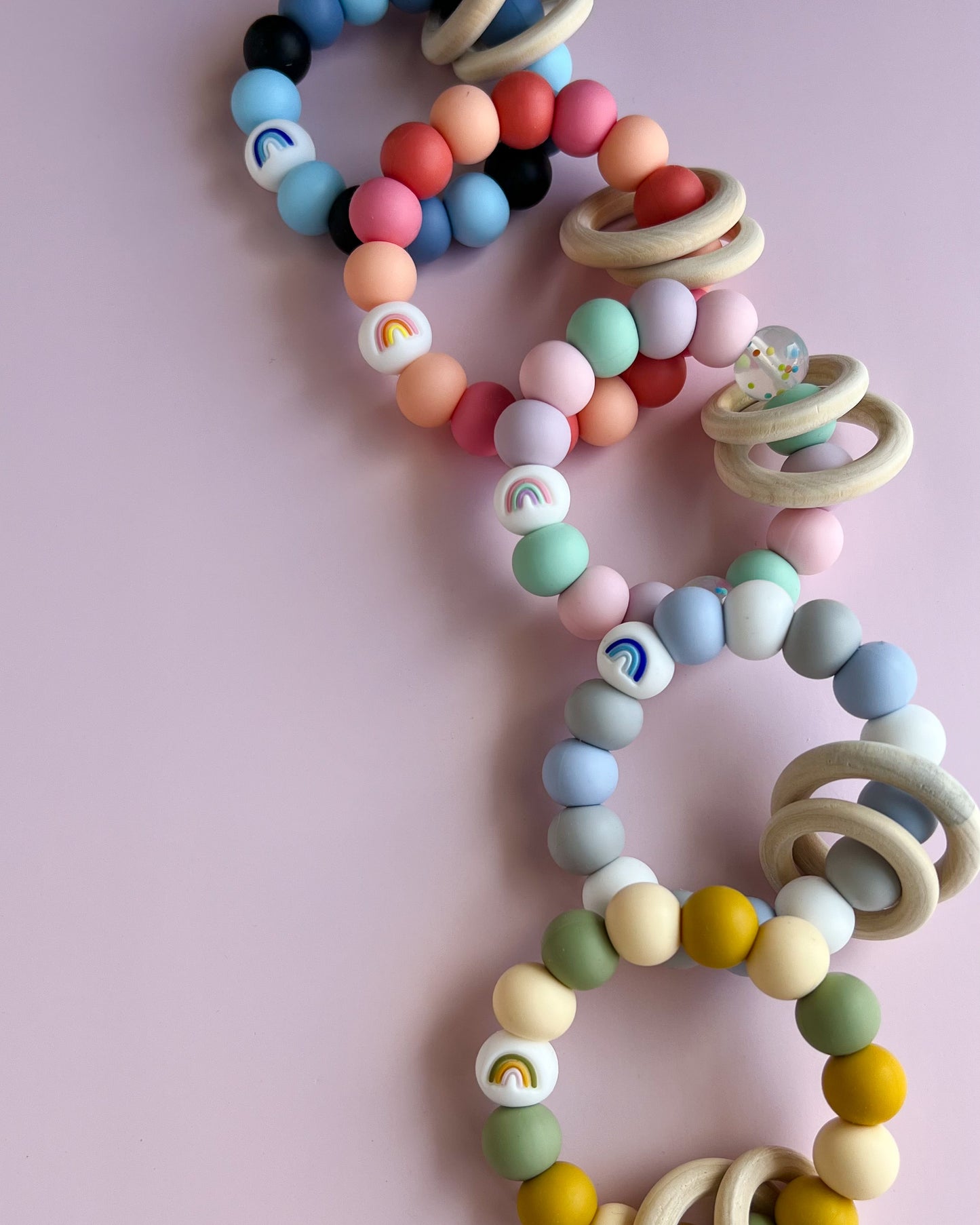 Wooden Teether | Rainbow