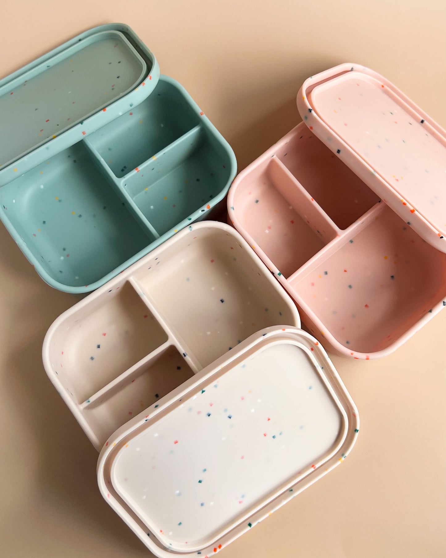 SILICONE BENTO LUNCH BOX | CONFETTI