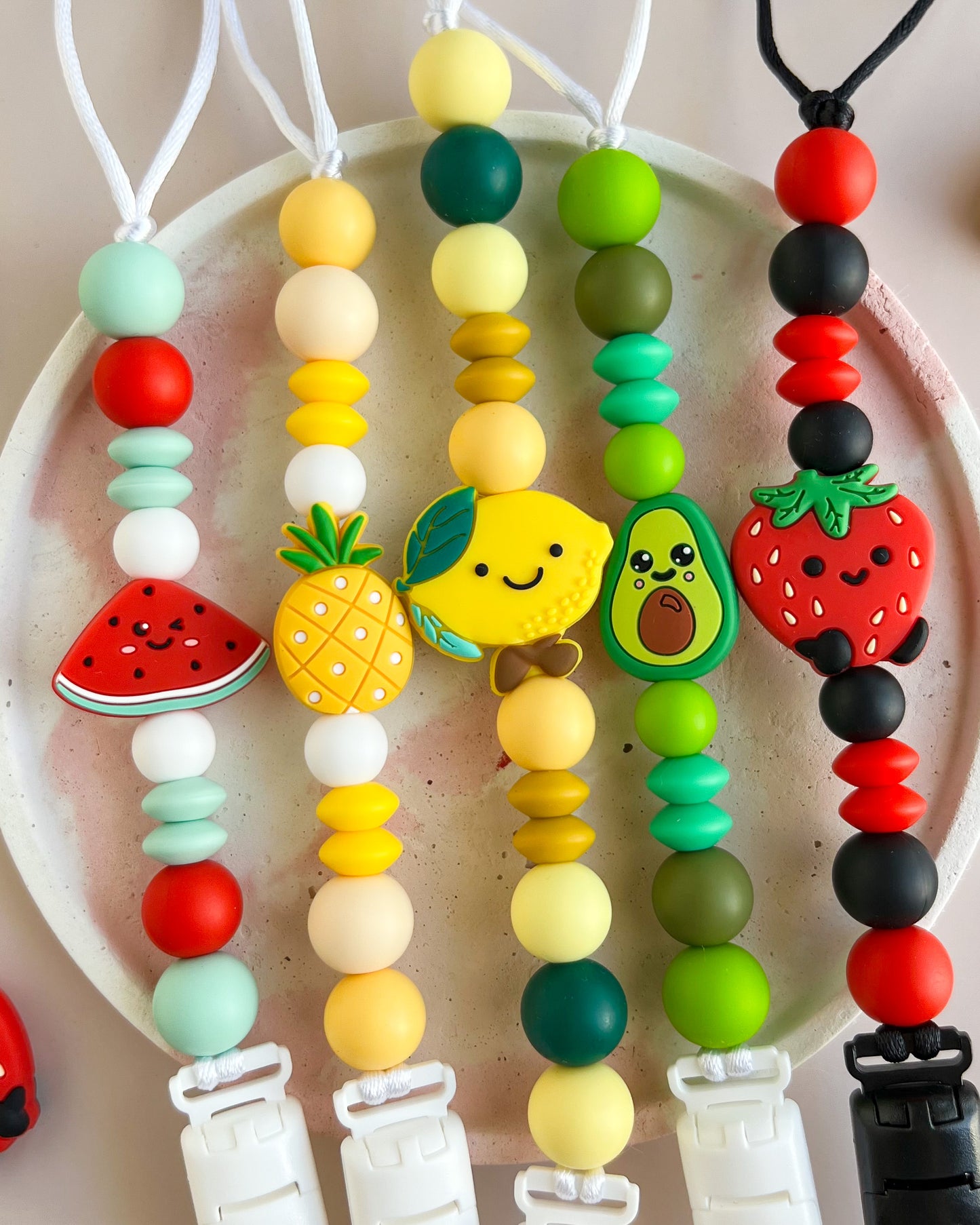 SUMMER PACIFIER CLIPS