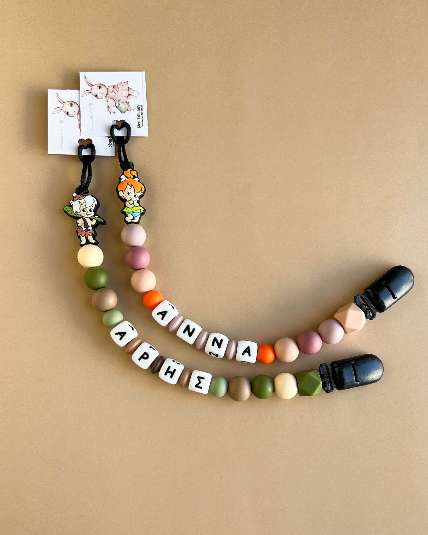 CUSTOMIZED PACIFIER CLIP | FLINTSTONES