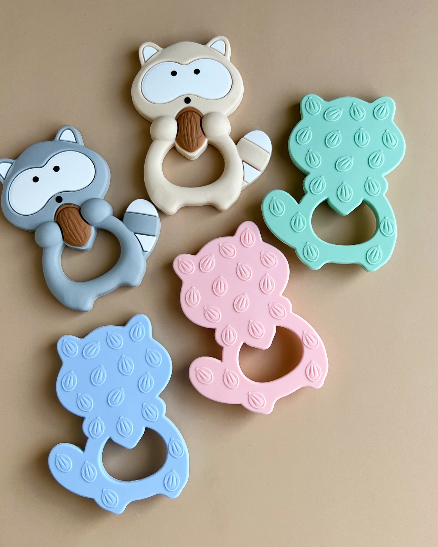 SILICONE TEETHER | RACCOON