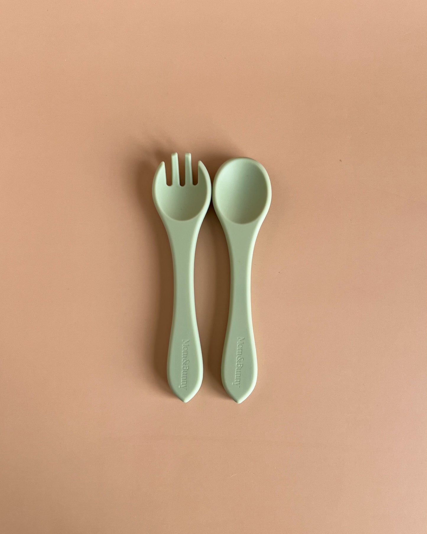 SILICONE SPOON & FORK SET